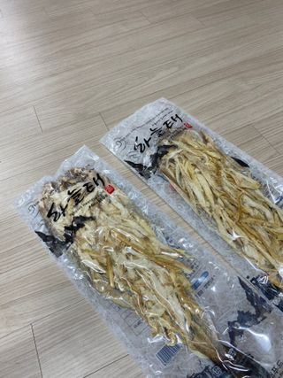 [오늘바스켓] 용대리 손질하늘태 130g — 5점을 준 리뷰어가 2021년 5월 올린 사용 사진