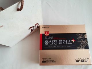 서울약사신협_투데이홍삼정플러스스틱_10g x 30포 — 5점을 준 리뷰어가 2021년 2월 올린 사용 사진