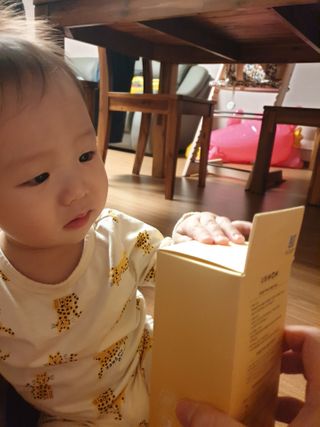 유비맘 PPSU 젖병 노꼭지_200ml_컬러 랜덤 발송 — 5점을 준 리뷰어가 2021년 1월 올린 사용 사진