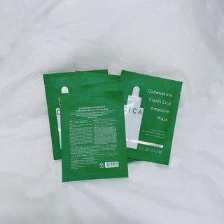 코드네이처 비아미 시카 더블 앰플 과 마스크[5장] — 4점을 준 리뷰어가 2021년 6월 올린 사용 사진