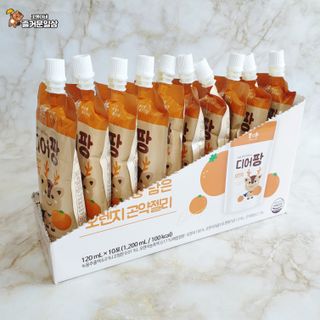 [몸엔용] 우리 아이 건강간식, 달콤한 녹용곤약젤리 디어팡 4종 — 5점을 준 리뷰어가 2021년 8월 올린 사용 사진