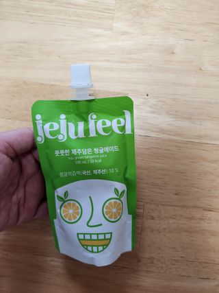 JEJUFEEL 풋풋한 제주담은 청귤에이드 — 5점을 준 리뷰어가 2022년 10월 올린 사용 사진