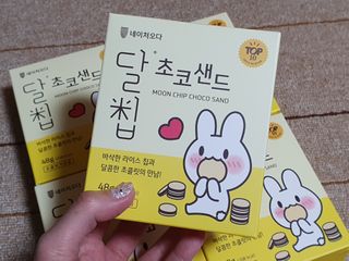 네이처오다 달칩 초코샌드 — 5점을 준 리뷰어가 2021년 1월 올린 사용 사진