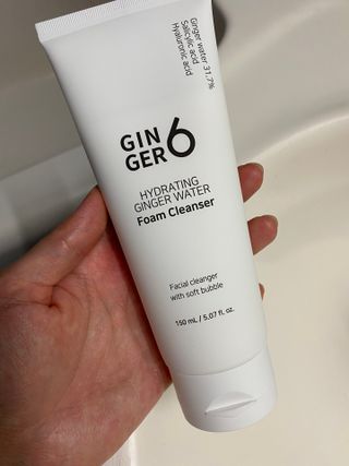 GINGER6 하이드레이팅 진저 워터 폼클렌징 — 5점을 준 리뷰어가 2021년 10월 올린 사용 사진