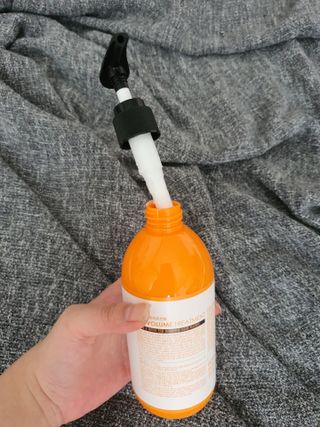 썸헤어 / SUMHAIR 썸헤어 실크 볼륨 샴푸+트리트먼트 프룻자스민티 — 4점을 준 리뷰어가 2021년 7월 올린 사용 사진