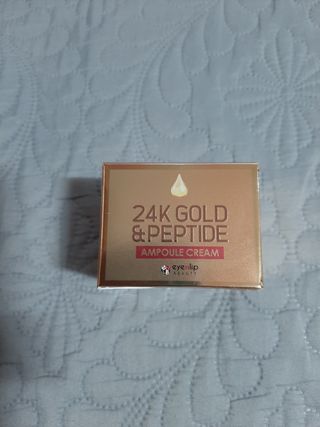 아이앤립 / EYENLIP 아이앤립 24K 골드 N 펩타이드 앰플 크림 — 4점을 준 리뷰어가 2021년 4월 올린 사용 사진