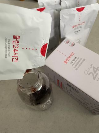 클린24시간 1BOX(5포) + 전용보틀(500ml) — 5점을 준 리뷰어가 2023년 5월 올린 사용 사진
