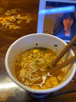 NISSIN 닛신 컵누들  4종 - 씨푸드오리지날, 씨푸드 스파이시, 씨푸드 커리, 씨푸드 XO소스 — 5점을 준 리뷰어가 2021년 12월 올린 사용 사진