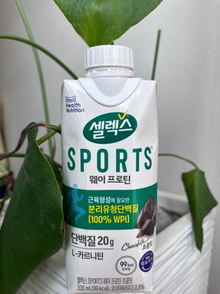 셀렉스스포츠 셀렉스 스포츠 드링크 초콜릿 _ 330ml x 12팩 — 5점을 준 리뷰어가 2021년 10월 올린 사용 사진