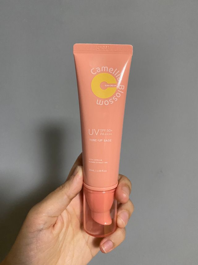 카멜리아 블러썸 선크림 리뷰 사진