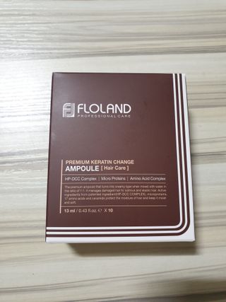 플로랜드 프리미엄 케라틴 체인지 헤어앰플 — 5점을 준 리뷰어가 2021년 12월 올린 사용 사진