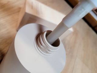 프리마인 더이상 뻣뻣하고 효과없는 탈모샴푸는 NO. 근본부터 케어하는 셀베이스 그린티샴푸(500ml) — 4점을 준 리뷰어가 2023년 3월 올린 사용 사진