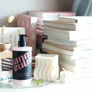 난나 살몬 스파이더 검버섯 미백 톤업 화이트닝 연어 앰플 크림 300ml 대용량 — 5점을 준 리뷰어가 2022년 12월 올린 사용 사진