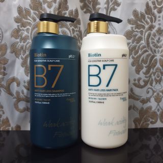 [포레스트스토리] B7 안티 헤어로스 샴푸1,000ml + 헤어팩 1,000ml — 5점을 준 리뷰어가 2021년 3월 올린 사용 사진