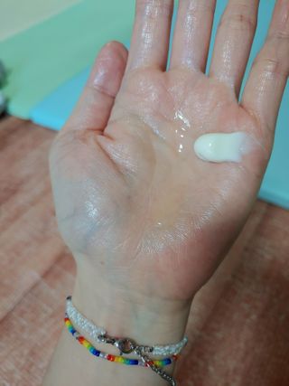 mom e 맘이 내추럴 베이비 케어 크림+바디오일 — 4.5점을 준 리뷰어가 2021년 1월 올린 사용 사진
