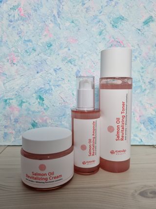 아이앤립 / EYENLIP 아이앤립 연어오일 리바이탈라이징 토너+앰플+크림 3종 세트 — 5점을 준 리뷰어가 2021년 5월 올린 사용 사진