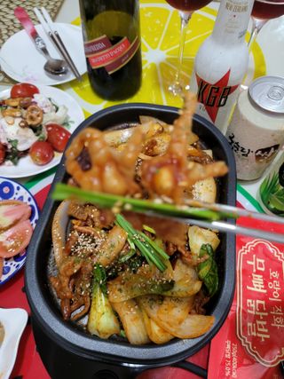 불타 호랑이 닭발 250g — 4.5점을 준 리뷰어가 2021년 7월 올린 사용 사진