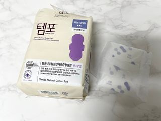 MF[템포 ] 템포 패드 내추럴순면 생리대 SET(중형 슬림 + 대형 + 라이너) — 5점을 준 리뷰어가 2024년 2월 올린 사용 사진
