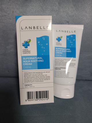 랑벨 수퍼내츄럴 아쿠아 수딩 크림 100ml — 4.5점을 준 리뷰어가 2022년 4월 올린 사용 사진