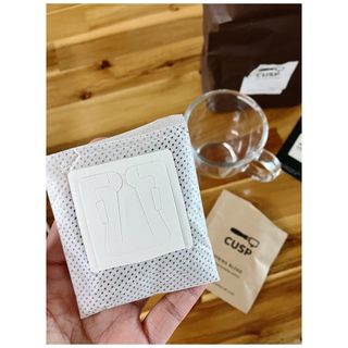 커스프 드립백 커피 G1원두 버라이어티팩 12g 12개입 — 5점을 준 리뷰어가 2022년 9월 올린 사용 사진