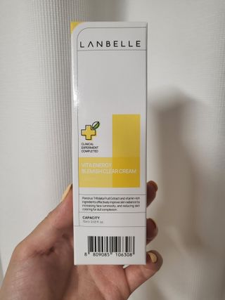 랑벨 비타 에너지 잡티 크림 75ml (피부 속 기미완화크림) — 5점을 준 리뷰어가 2022년 6월 올린 사용 사진