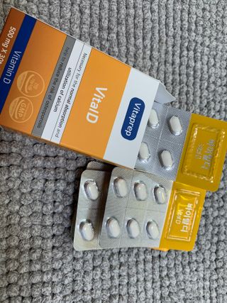 뉴트리션팩토리 비타프렙 바이탈디 비타민D 500mg — 5점을 준 리뷰어가 2021년 8월 올린 사용 사진