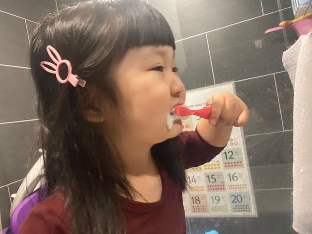 브리스틱 에르고  유아칫솔 2단계 리뷰 사진
