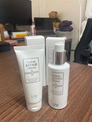 LAB FOR YOU 멀티엑스리페어크림 + 멀티엑스클렌징폼 — 5점을 준 리뷰어가 2022년 9월 올린 사용 사진