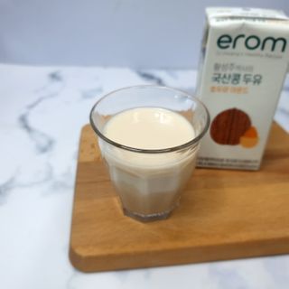 이롬 erom 황성주박사의 국산콩 두유 호두와 아몬드 — 5점을 준 리뷰어가 2020년 12월 올린 사용 사진