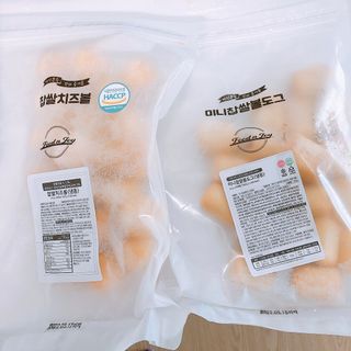 Dog&Ball 독앤볼 [Dog&Ball] 미니찹쌀볼도그 찹쌀치즈볼 — 5점을 준 리뷰어가 2021년 8월 올린 사용 사진