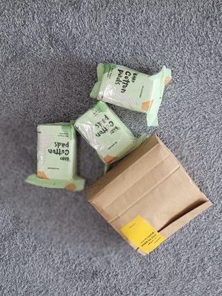 디어엘로디 유기농 무표백 건티슈 60매 — 5점을 준 리뷰어가 2022년 8월 올린 사용 사진