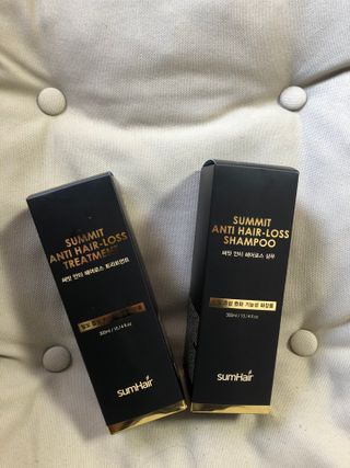 썸헤어 / SUMHAIR 썸헤어  써밋 안티 헤어로스 샴푸+트리트먼트 — 4점을 준 리뷰어가 2021년 6월 올린 사용 사진