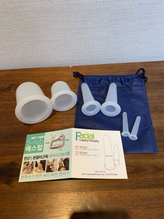 메디미케이알 커핑테라피 실리콘부항마사지 리프팅 페이스+바디 안티 셀룰 라이트 6pcs — 5점을 준 리뷰어가 2021년 2월 올린 사용 사진