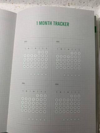 리훈 2023년 아이라이크 모눈 다이어리 미니달력 세트 — 5점을 준 리뷰어가 2022년 11월 올린 사용 사진