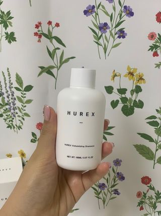 [HUREX] 휴렉스 볼류마이징 탈모완화 기능성 샴푸 150ml x 2개 — 5점을 준 리뷰어가 2021년 9월 올린 사용 사진