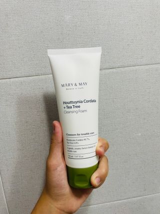 마리엔메이 센서티브 수딩 젤 크림 + 어성초 티트리 추출물 세럼 + 어성초 티트리 모공 클렌징 폼 — 5점을 준 리뷰어가 2021년 8월 올린 사용 사진