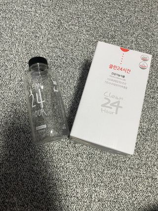 클린24시간 1BOX(5포) + 전용보틀(500ml) — 5점을 준 리뷰어가 2023년 2월 올린 사용 사진