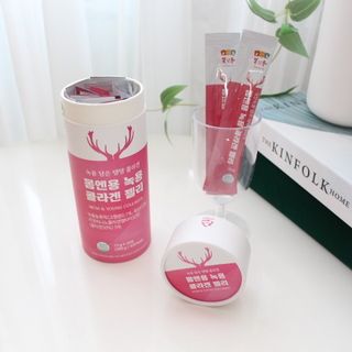 [몸엔용] 녹용 담은 탱탱 콜라겐 녹용 콜라겐 젤리 15g x 20포 — 5점을 준 리뷰어가 2022년 4월 올린 사용 사진