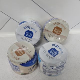 매일바이오 그릭요거트 오리지널 플레인 4개, 로스터리 커피믹스 4개 — 4점을 준 리뷰어가 2021년 12월 올린 사용 사진