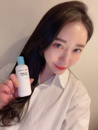 리더스코스메틱 리더스 카밍 바이오틱스 에센스 워터 — 5점을 준 리뷰어가 2021년 2월 올린 사용 사진