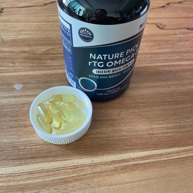 네이처픽_알티지오메가3_1,205mg x 180캡슐 리뷰 사진