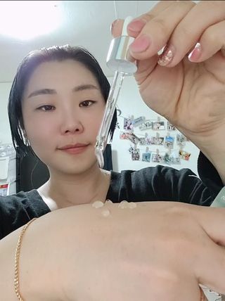 아르비엔 마일드케어 비건 시카세럼 — 5점을 준 리뷰어가 2021년 2월 올린 사용 사진