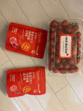 레드닥터 대추방울토마토 + 통째로 동결건조한 대추방울토마토 — 5점을 준 리뷰어가 2022년 12월 올린 사용 사진