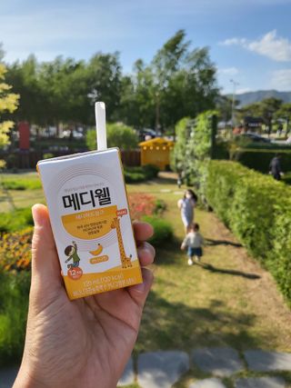 메디웰 페디아드링크 미니 바나나맛 — 5점을 준 리뷰어가 2022년 5월 올린 사용 사진