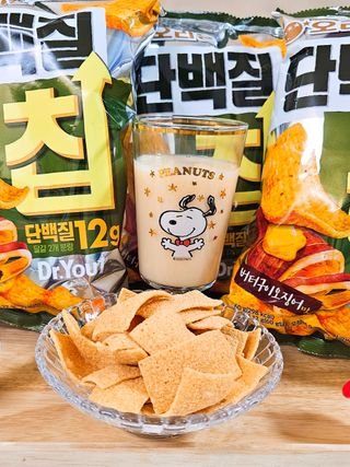 맛있게 채우는 단백질 12g, 닥터유 단백질칩 — 5점을 준 리뷰어가 2023년 12월 올린 사용 사진