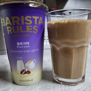 바리스타룰스 돌체 라떼 — 5점을 준 리뷰어가 2023년 4월 올린 사용 사진