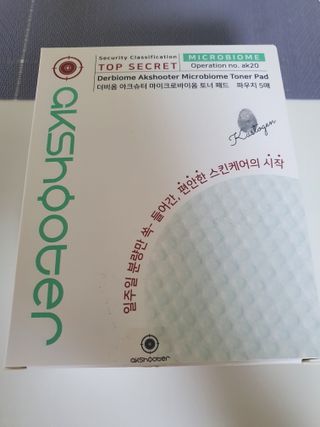 커스토젠 아크슈터 마이크로바이옴 토너패드 파우치타입 이중패드 1박스(50매) — 5점을 준 리뷰어가 2022년 7월 올린 사용 사진