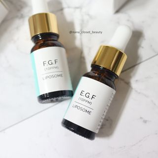 랑팡 EGF+FGF 10ppm 리포좀 앰플 원액 10ml — 5점을 준 리뷰어가 2021년 10월 올린 사용 사진