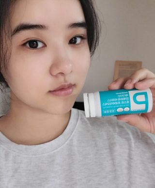 메디타민 인체유래 비피더스 포스트 프로바이오틱스 — 5점을 준 리뷰어가 2021년 10월 올린 사용 사진