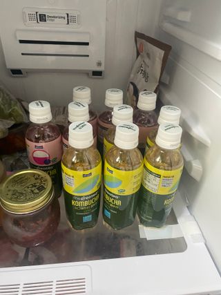 더그레잇티 콤부차 [매일유업] 더그레잇티 44kcal 콤부차 300ml *12개입 (오리지널 6개+베리리치 6개) — 5점을 준 리뷰어가 2023년 7월 올린 사용 사진